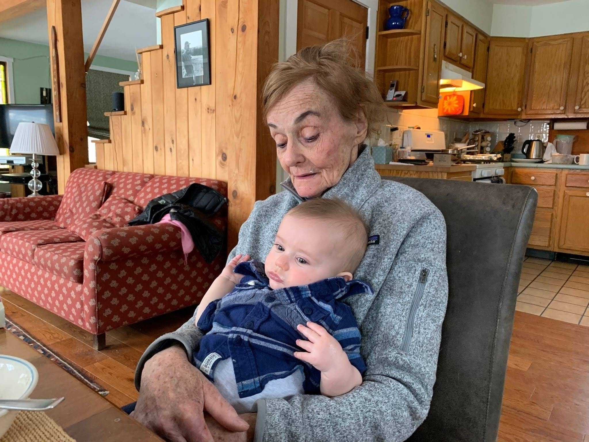 Janet with great grandbaby