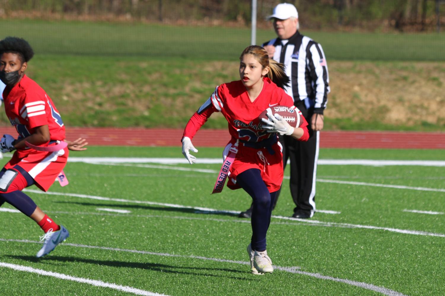 Girls step into the spotlight at Doyle Field with flag football