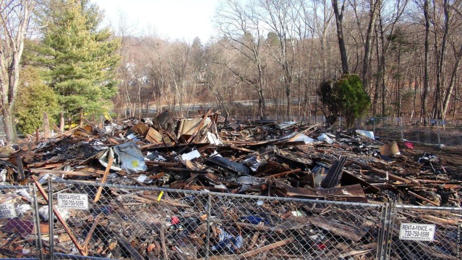 All that’s left of people’s homes from last week’s fire.  Photo by David Carbone Peekskill Today