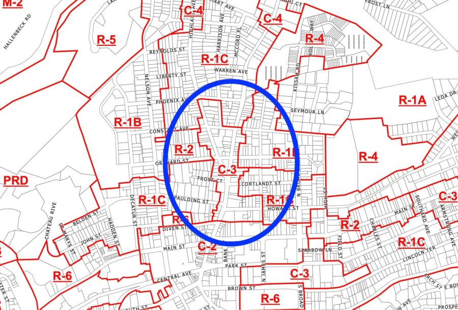 Residents speak in favor of zoning change for North Division Street