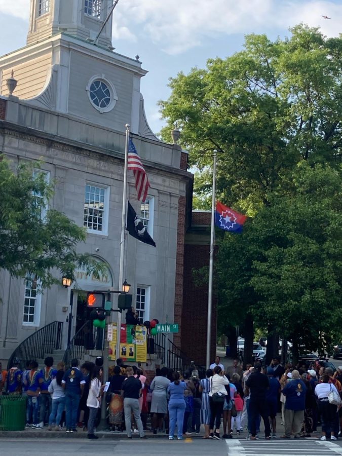 Roots of Blacks in Peekskill celebrated at Juneteenth flag raising