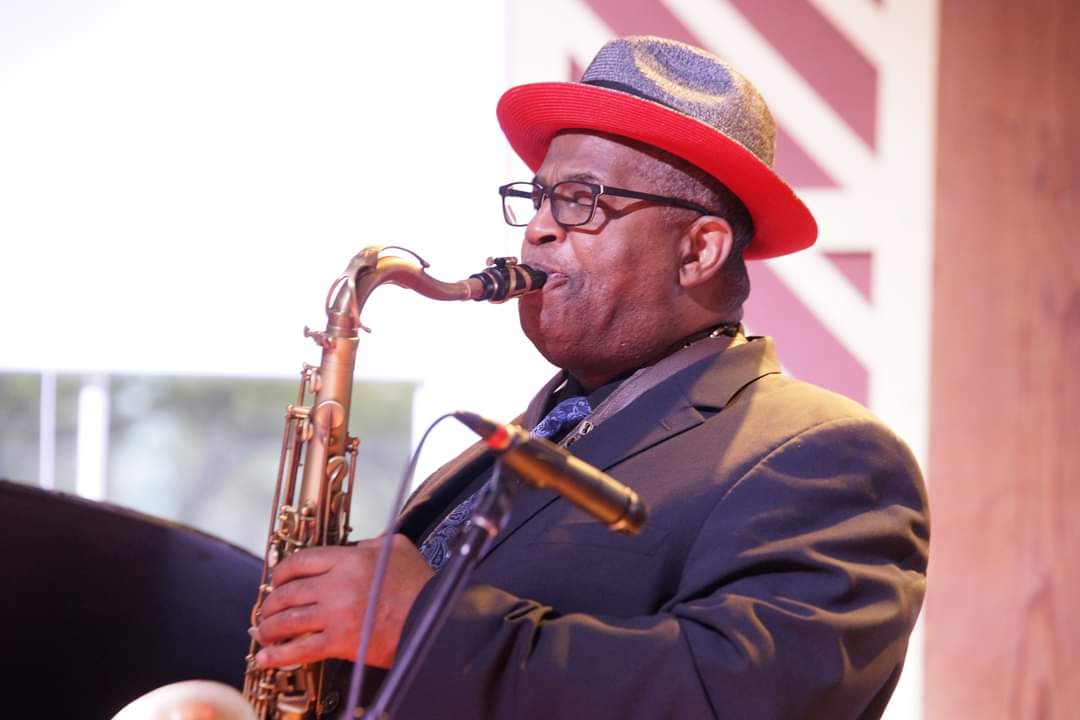 Ray performing at his Cross-Cultural festival at the Riverfront Green.
