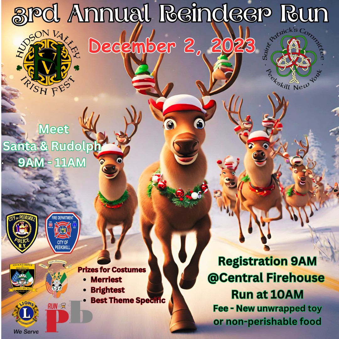 RUN RUDOLPH RUN! Reindeer Run to benefit local kids & pantries