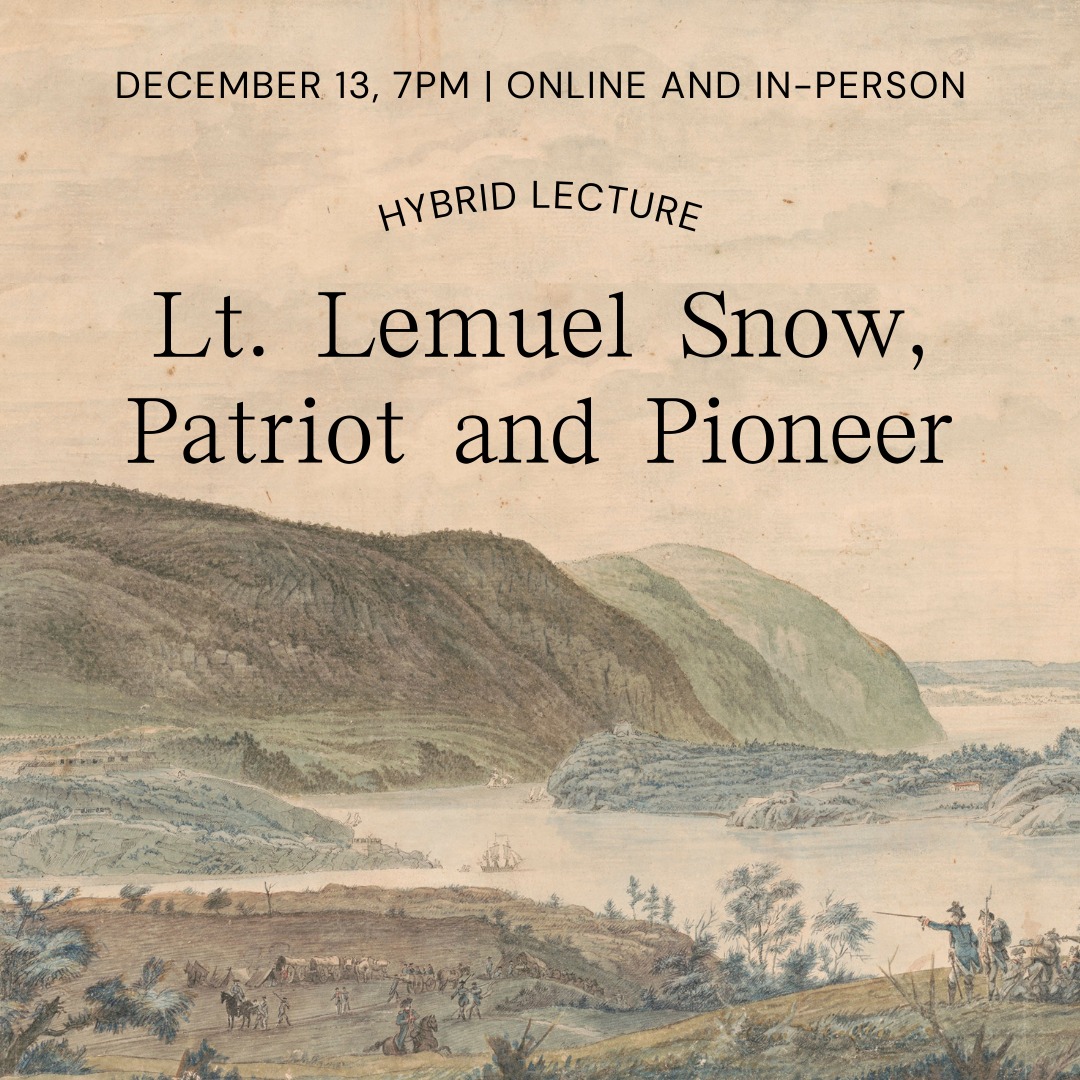 Who is Revolutionary War patriot and pioneer Lt. Lemuel Snow?