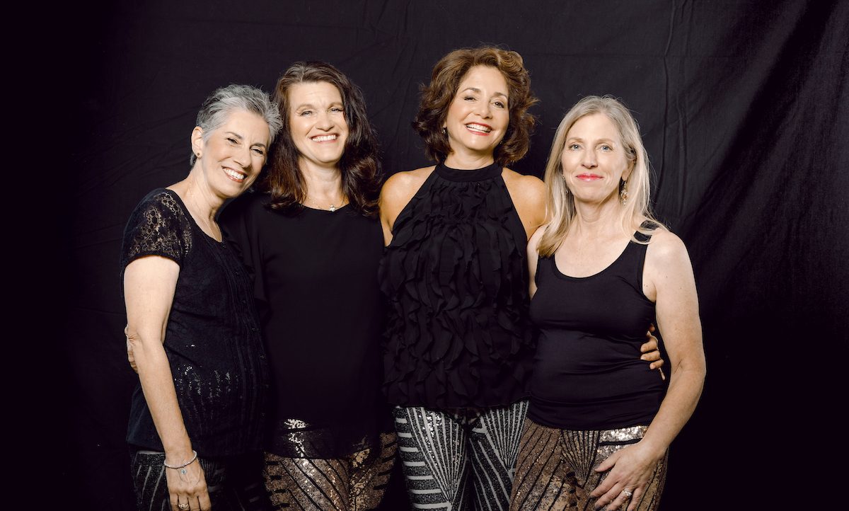 The DeMystics from left: Theresa Turetzky, Karen Breslin, Jennifer Jiles, Priscilla Keresey. (Photo by Rana Faure)
