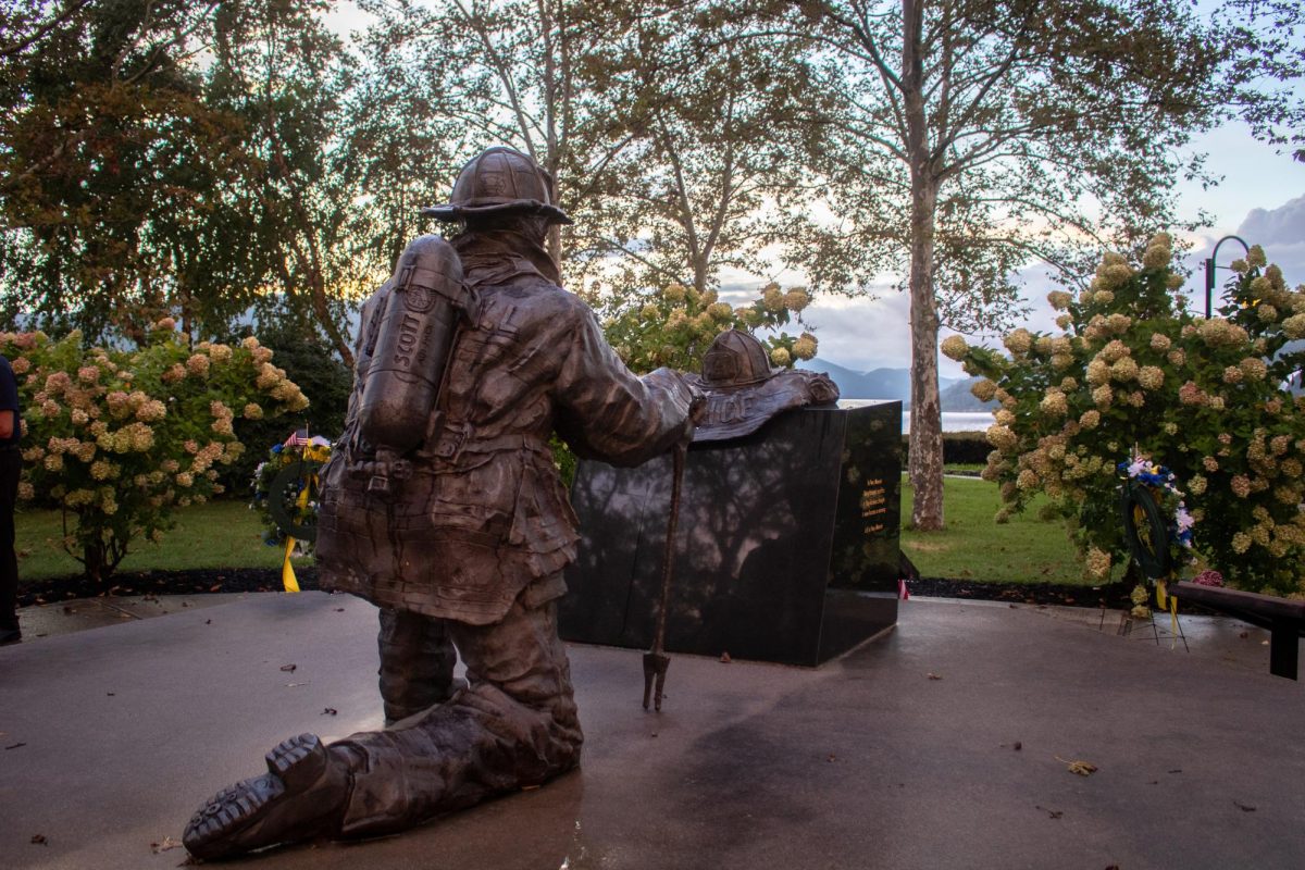 Kevin Bristols name will be added to the Firemans Memorial at the Riverfront. (Photo by Chloe Trieff) 