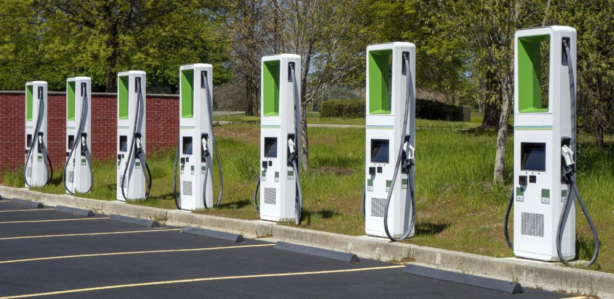 Riverfront Green will receive 10 high-speed electric vehicle charging stations this spring and summer. (istock photo Joe_Potato)