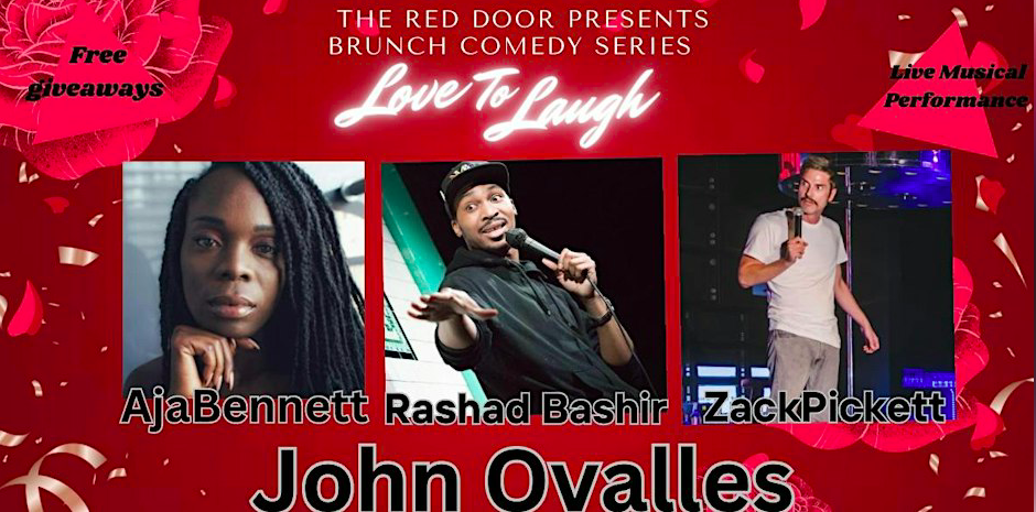 Love to Laugh comedy show at The Red Door Creative just in time for Valentines Day