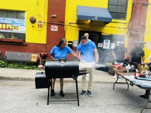 CHHOP volunteers host a barbecue for Jan Peek House residents in August, 2023 - Source: @chhop_peekskill on Instagram