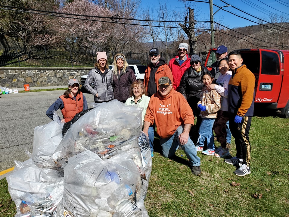 Peekskill Clean Routine on March 2, 2024 after cleaning up Lower South Street between Requa and Old Bay Street
Photo Credit: Peekskill Clean Routine Facebook Page