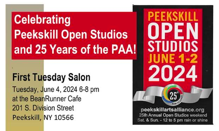 First Tuesday Salon celebrates Peekskill Open Studios and 25 Years of the PAA