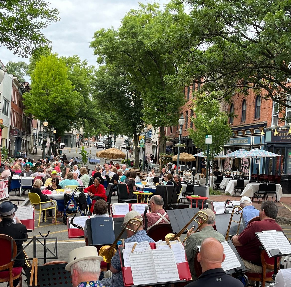 This area of the downtown is being considered for a smoking ban. (Photo courtesy of Peekskill Walks)