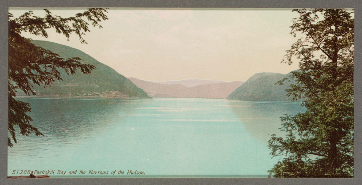 Peekskill Bay and the narrows of the Hudson 
Photo Credit: Library of Congress 
https://www.loc.gov/resource/det.4a31758/