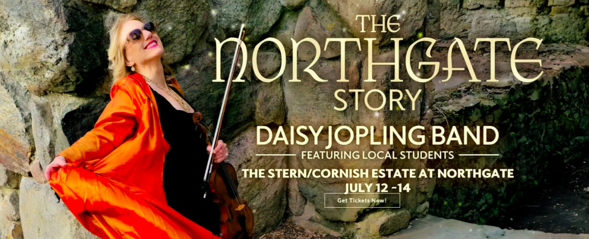 The Daisy Jopling Band featuring local students will perform “The Northgate Story” at the Cornish Estate