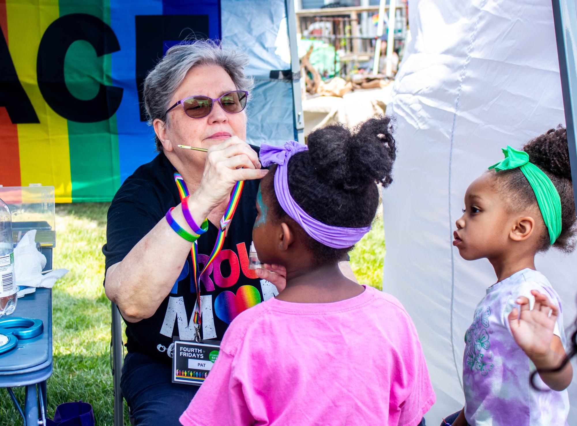 Pride in Park featured music, face painting and goats