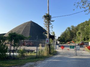 Town of Cortlandt's Arlo Lane Facility where businessman Glenn Griffin dumped debris and then received payment from Cortlandt to remove it. (Photo by Regina  Clarkin)