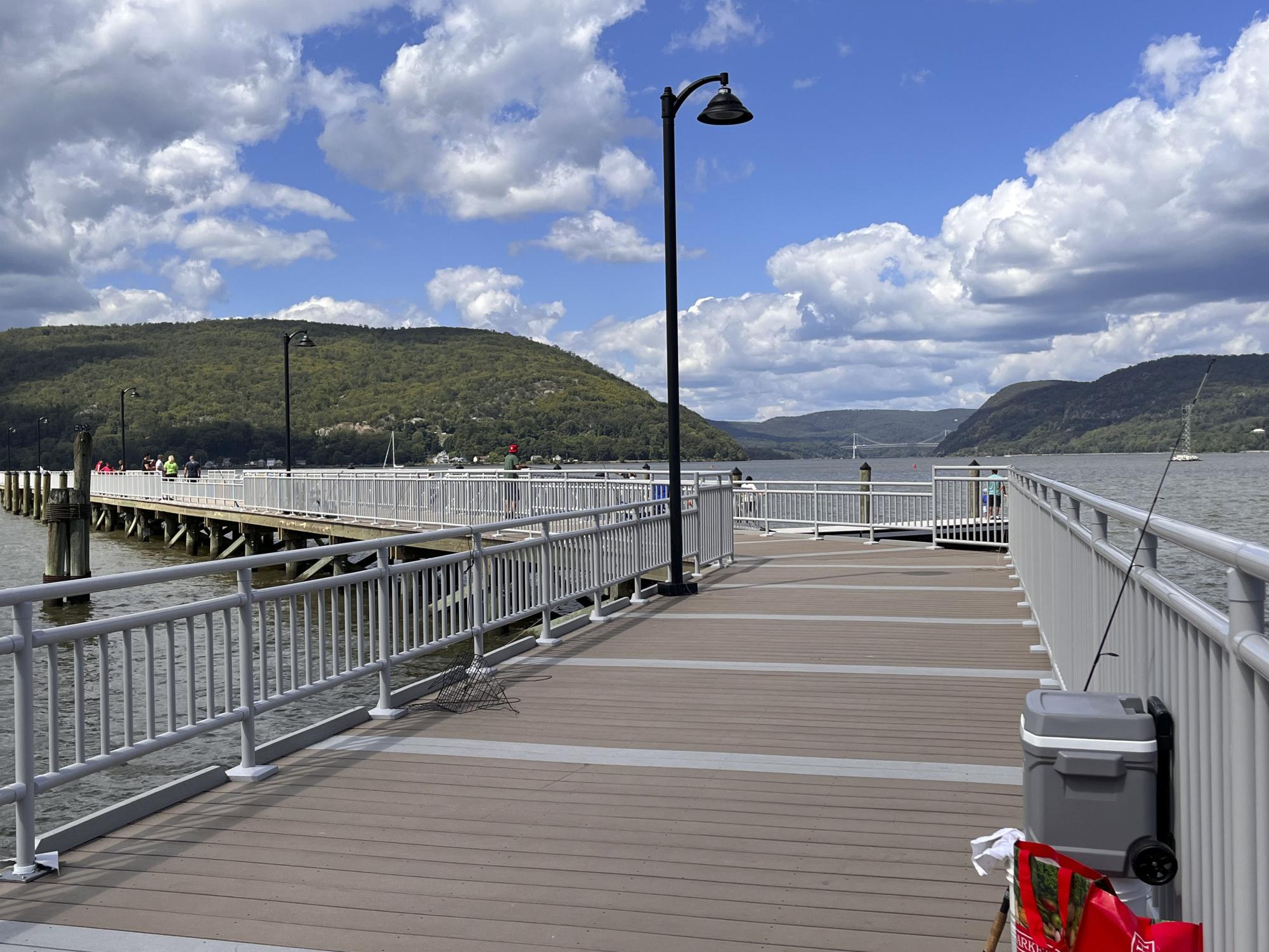 Young and old enjoying Fleischmann's Pier