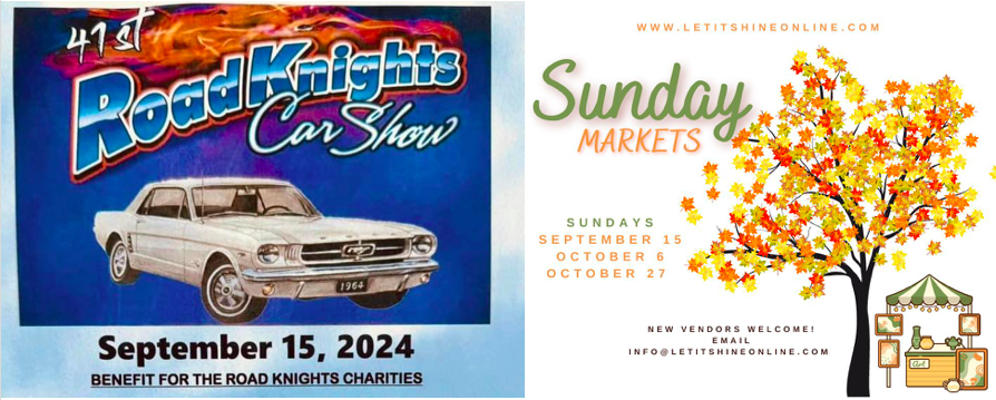 41st Road Knights Car Show and Let It Shine Sunday Market take over the Cortlandt Waterfront