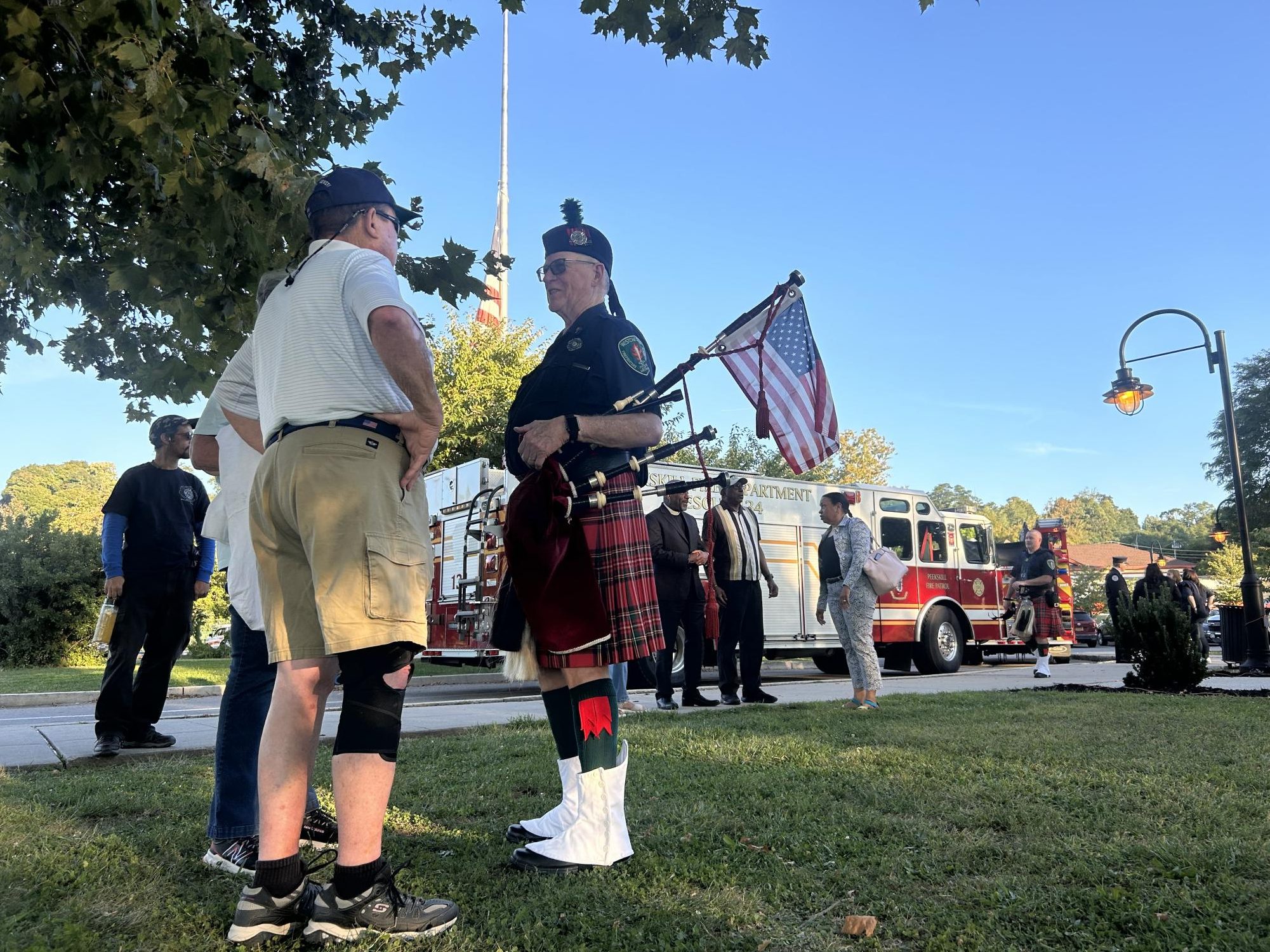 Somber ceremony at Riverfront commemorates 9/11