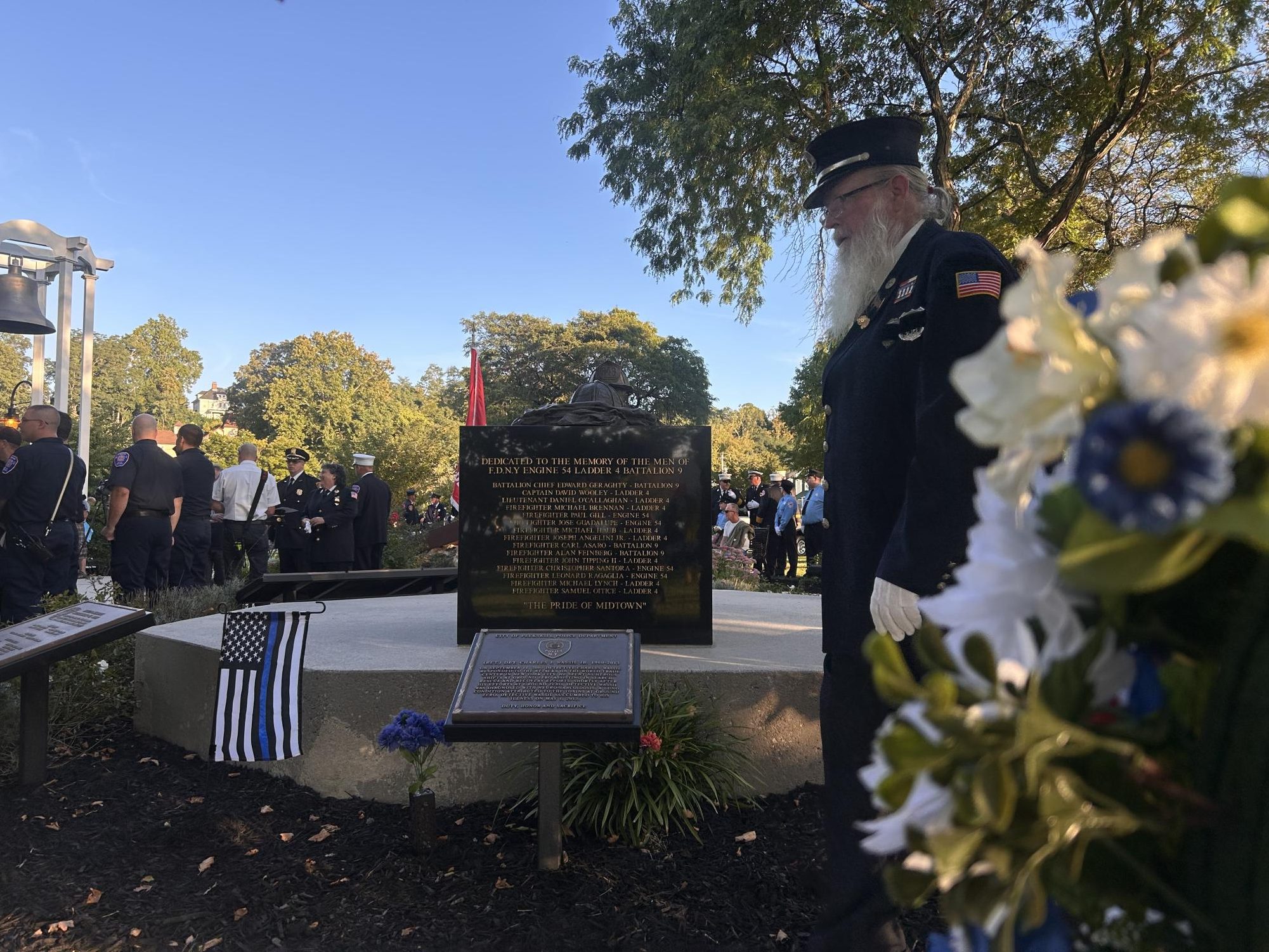 Somber ceremony at Riverfront commemorates 9/11