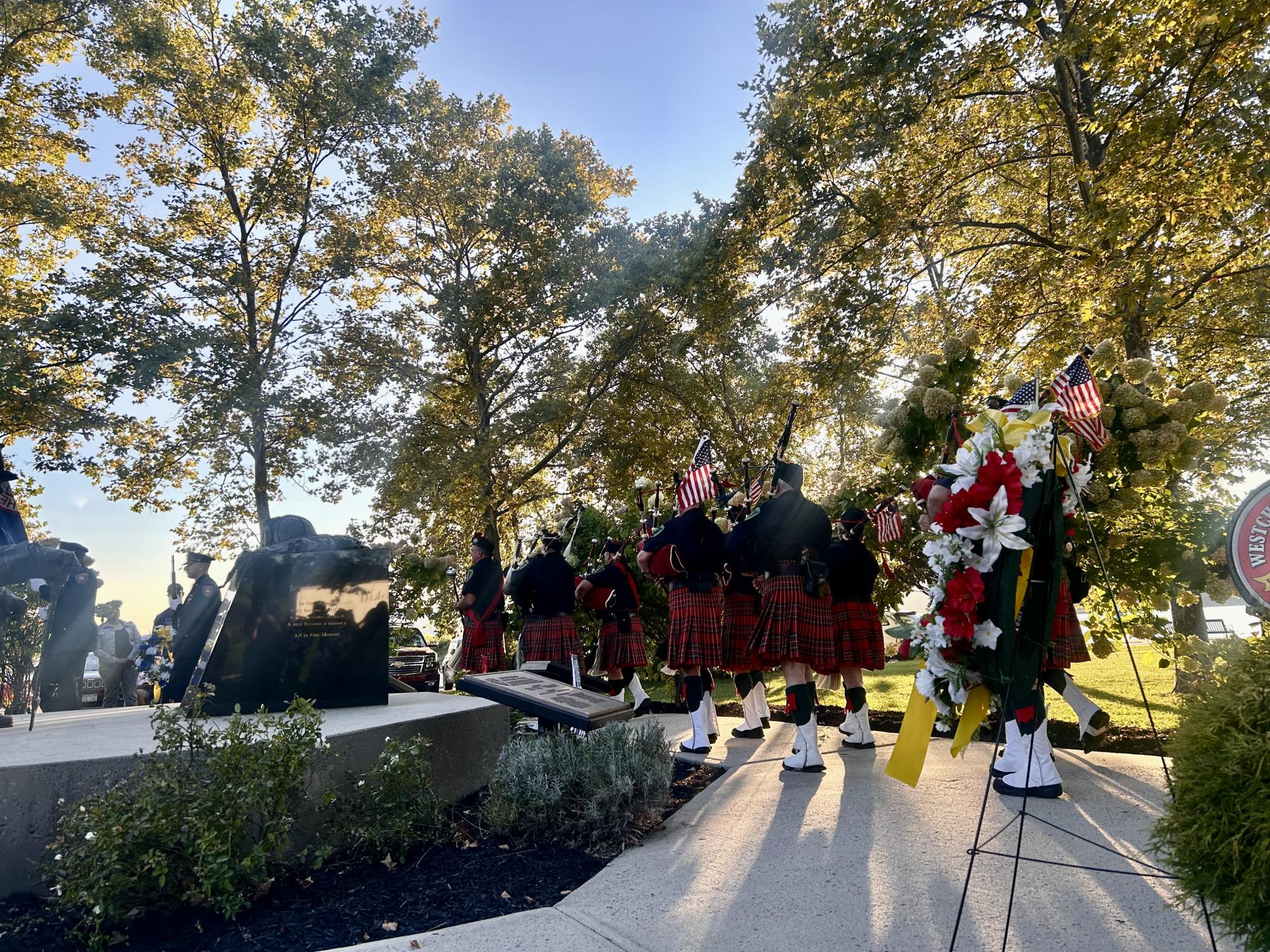 Somber ceremony at Riverfront commemorates 9/11