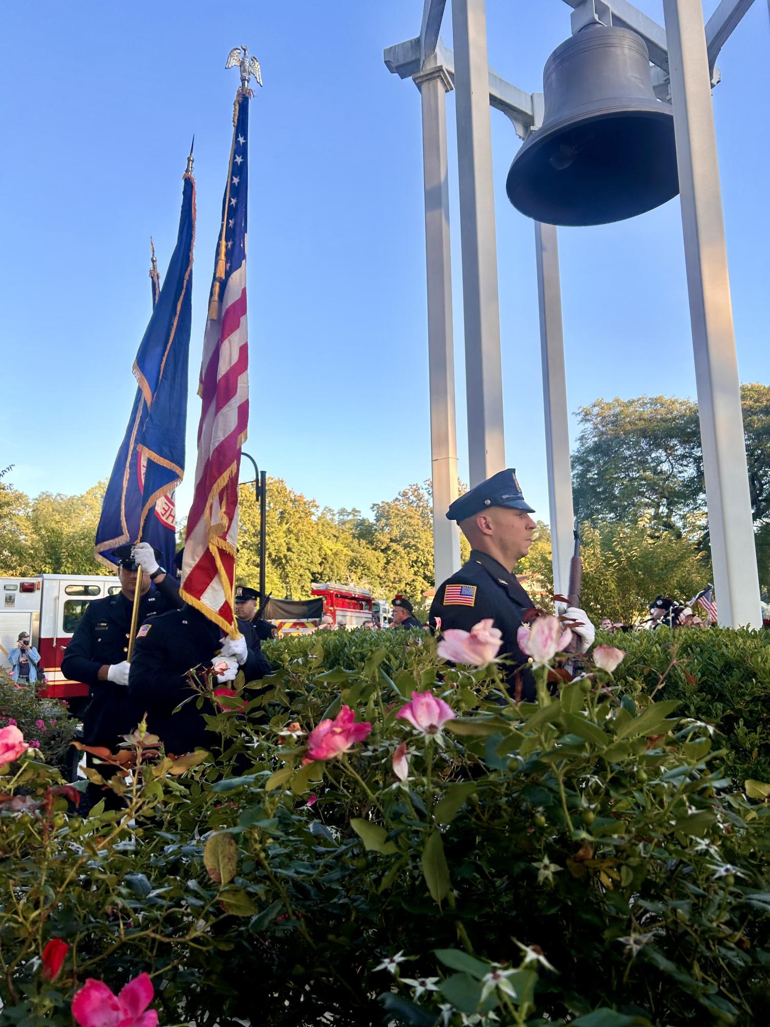 Somber ceremony at Riverfront commemorates 9/11