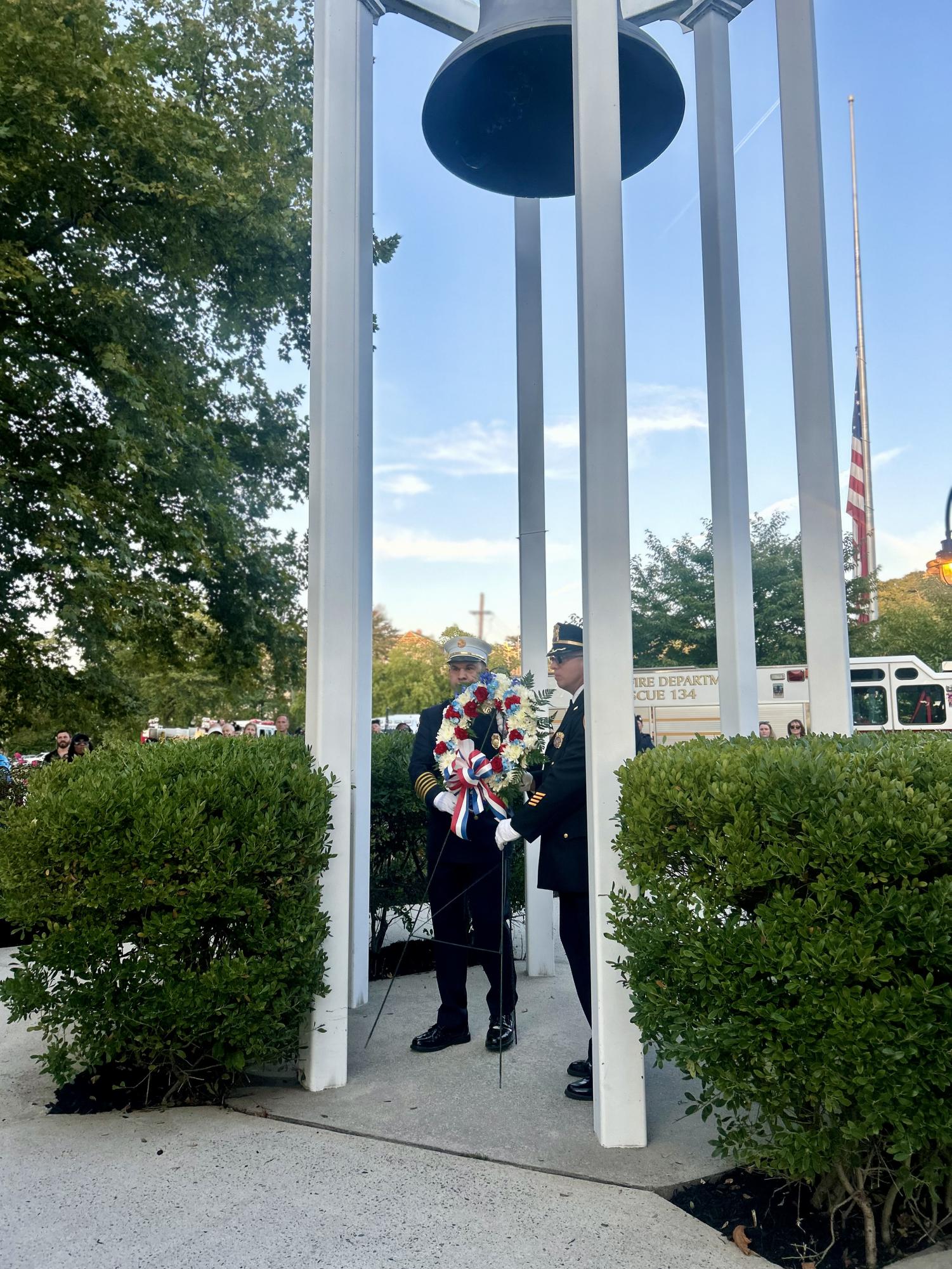 Somber ceremony at Riverfront commemorates 9/11