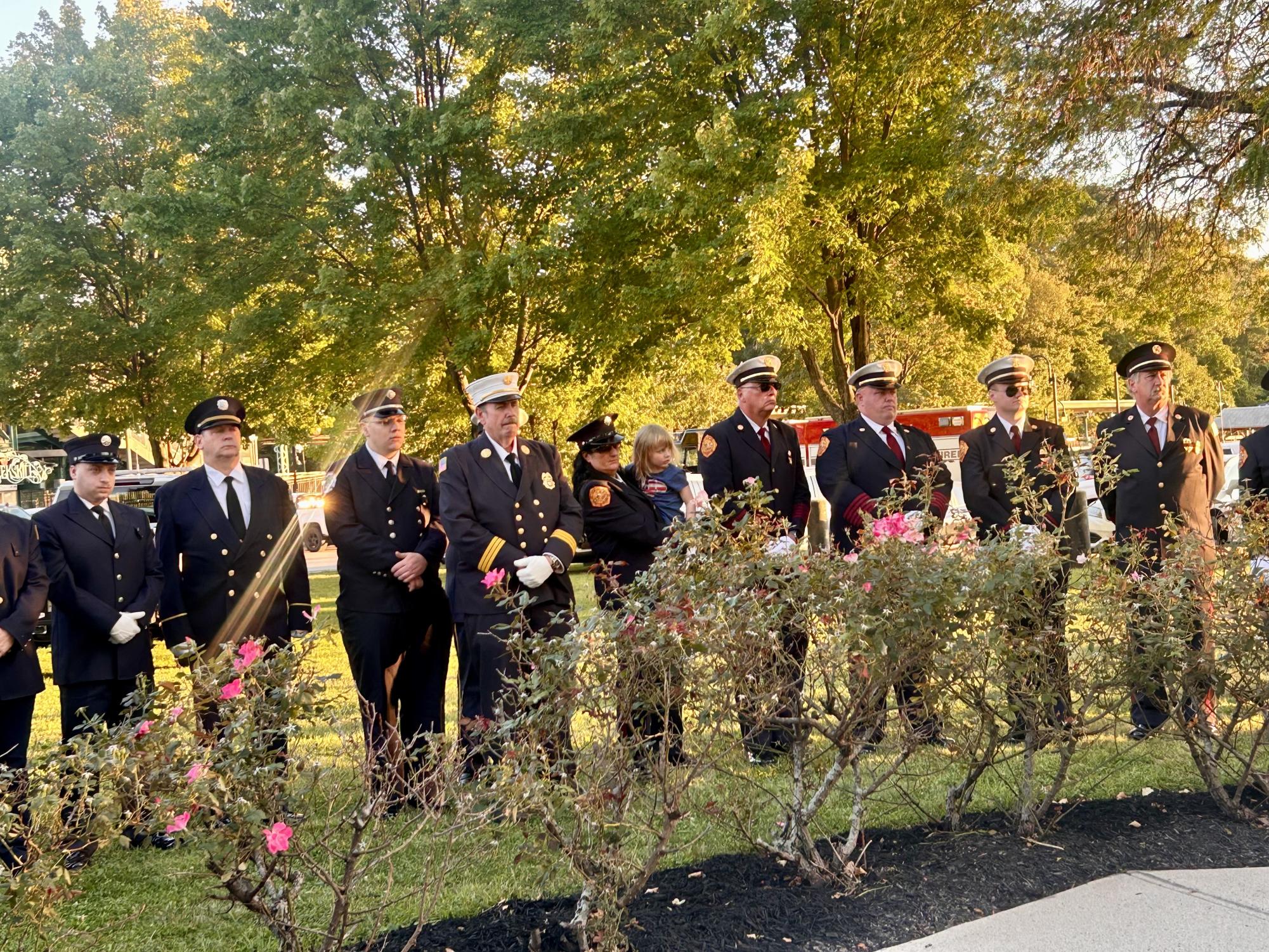 Somber ceremony at Riverfront commemorates 9/11