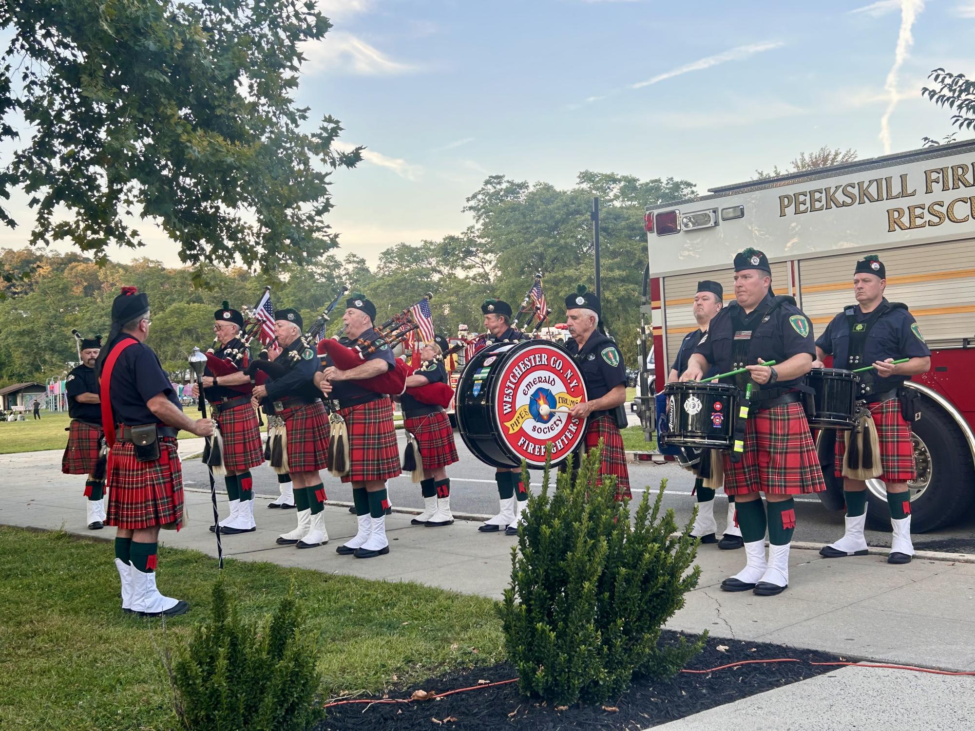 Somber ceremony at Riverfront commemorates 9/11