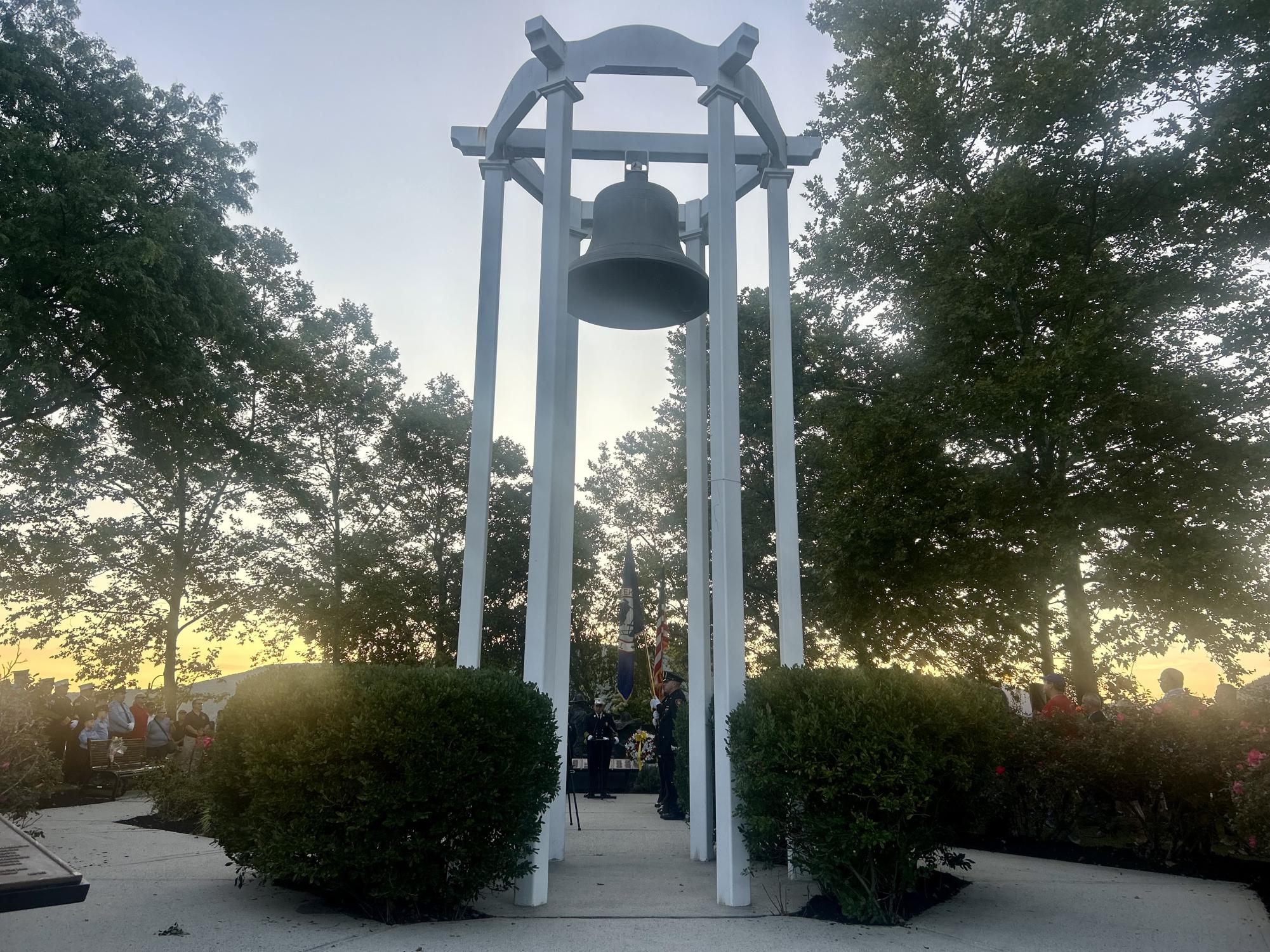 Somber ceremony at Riverfront commemorates 9/11