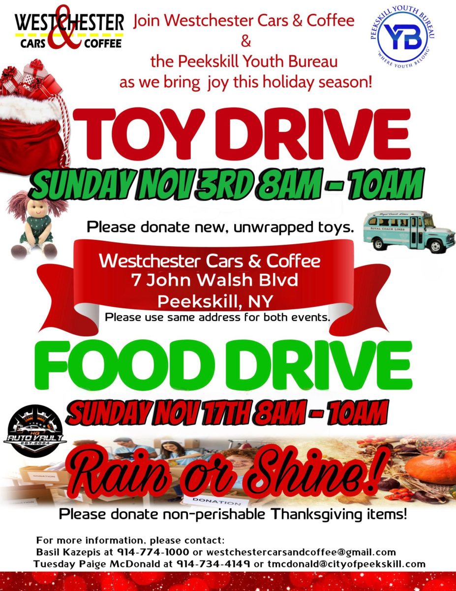 Westchester Cars & Coffee to hold 4th annual toy and food drives