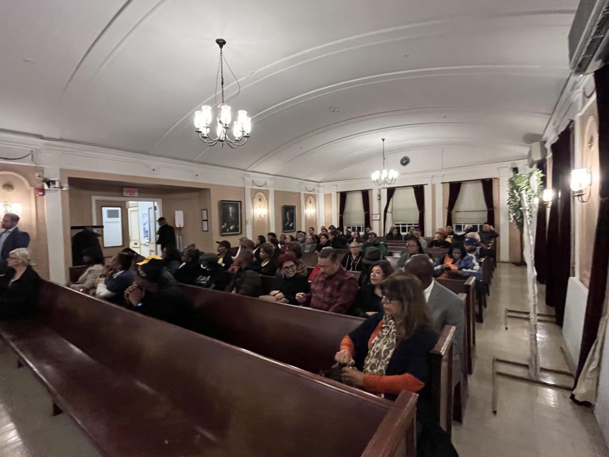 Peekskill residents attend the Common Council meeting and hearings on Tuesday, Oct. 15. The meeting started at 6 p.m. and ended around 9:10 p.m. (Photo by Eric Harvey)