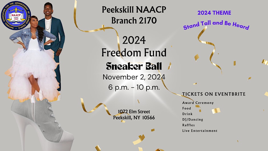 Peekskill NAACP Freedom Fund Gala “Stand Up and Be Heard" Sneaker Ball to honor 9 with awards