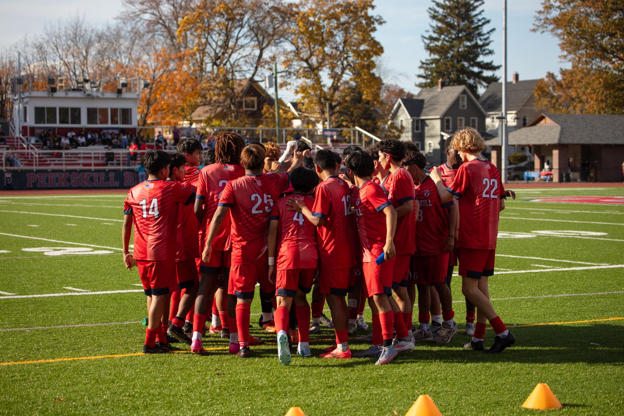 Varsity Boys Soccer team’s historic season ends