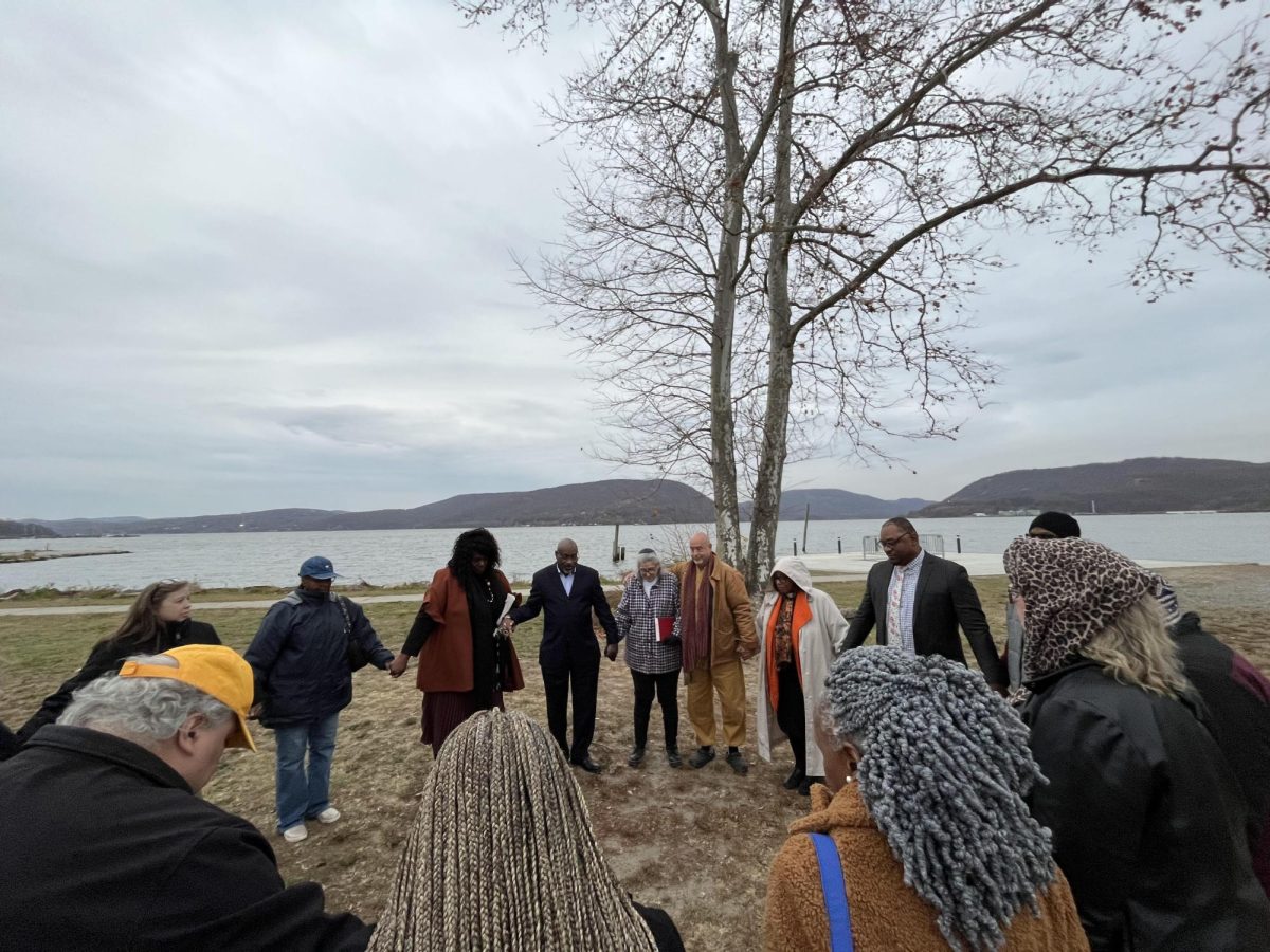 Religious leaders and church goers gathered for a prayer vigil at Peekskill Riverfront on Sunday, Nov. 10. Their goal was to show a united front and highlight unity over hate.