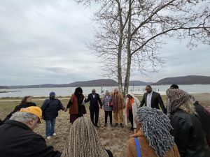 Religious leaders and church goers gathered for a prayer vigil at Peekskill Riverfront on Sunday, Nov. 10. Their goal was to show a united front and highlight unity over hate.