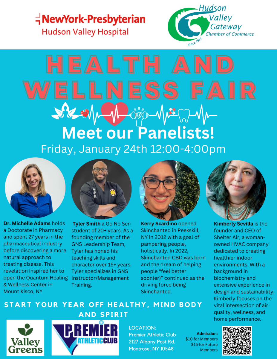 Kickstart 2025 with the Hudson Valley Gateway Chamber Health and Wellness Fair