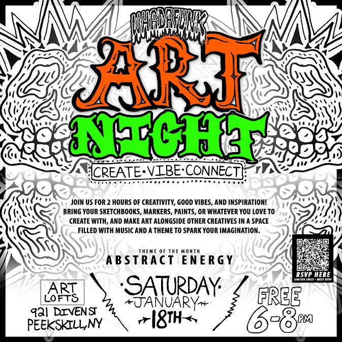 Get your creative juices flowing at Whadafunk Monthly Art Night