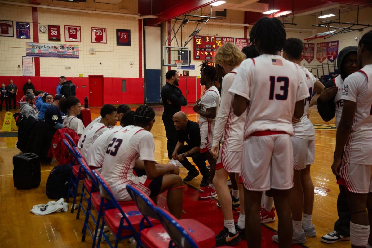 Coach Searight with players photo