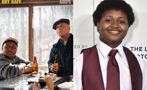 In "Riff Raff," Miles J. Harvey portrays DJ, the son of Ed Harris (left) and Gabrielle Union.