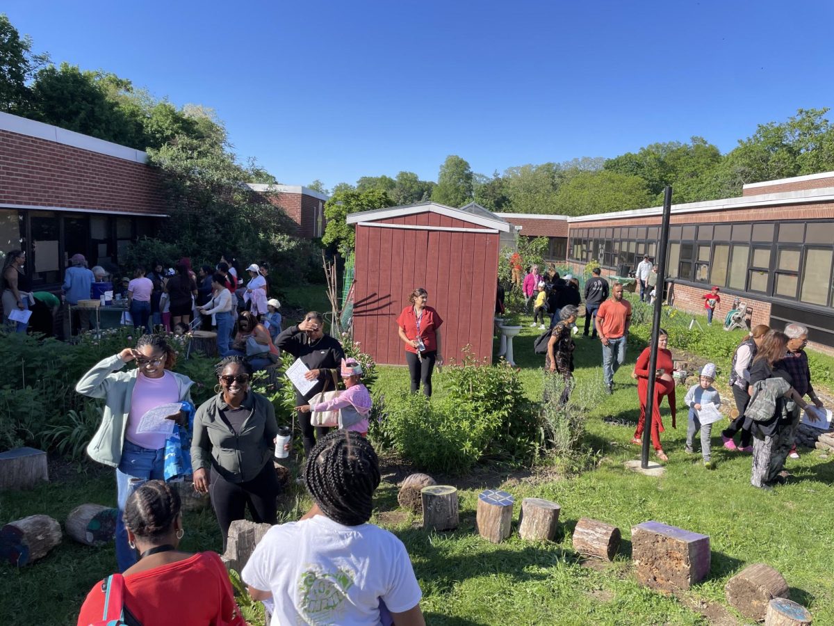 This five-year-old garden connects Woodside Elementary School to the community and to the natural world.