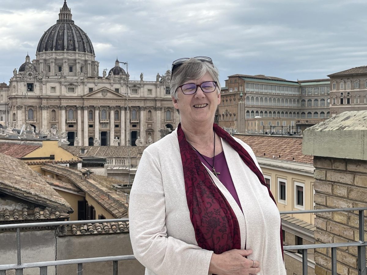 Sr. Teresa Hougnon, a 1984 graduate of the US Military Academy at West Point, joined the Maryknoll Sisters in 1996. She was elected President of the world-wide religious order based in Ossining in 2021 for a six-year term starting January 2, 2022.