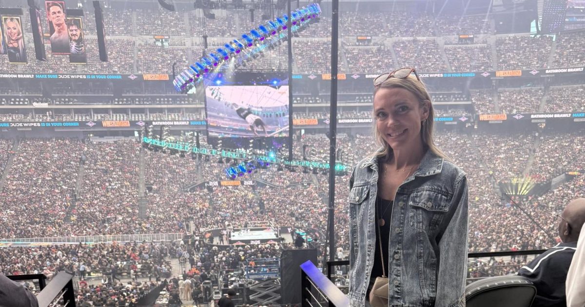 Sarah Peterson at WWE WrestleMania 41. (Sarah Peterson)