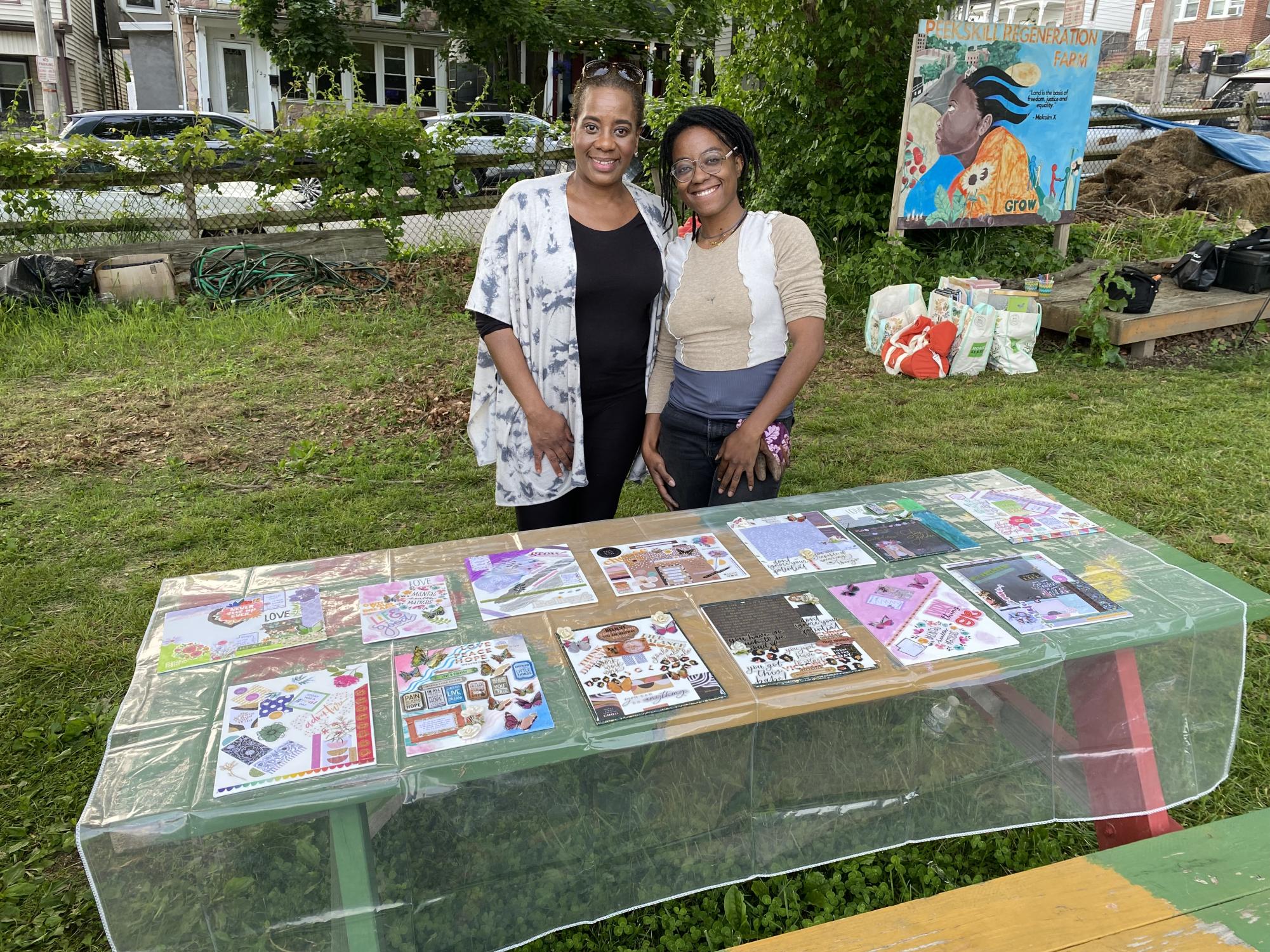 Women’s Day at the farm began with lettuce, the event’s crop headliner