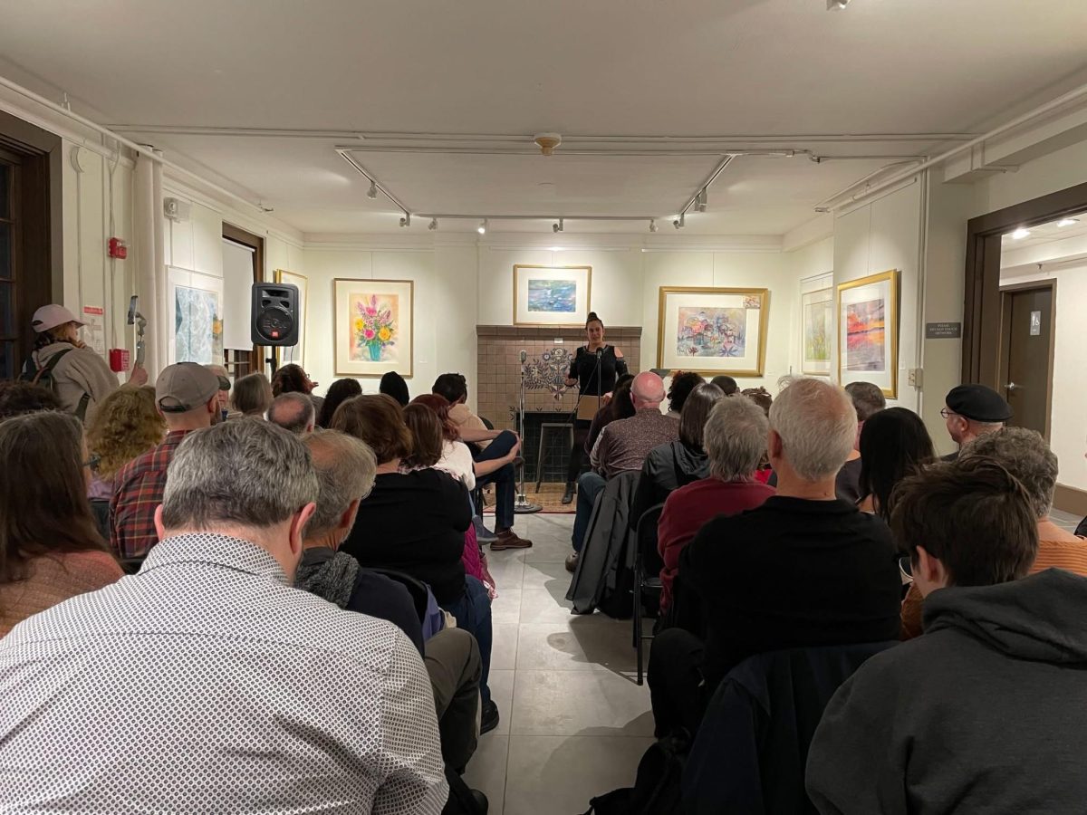 Audience and performers connect during an Open Mic session, where energy and mutual respect set the tone. (Bethany Arts Community Facebook)