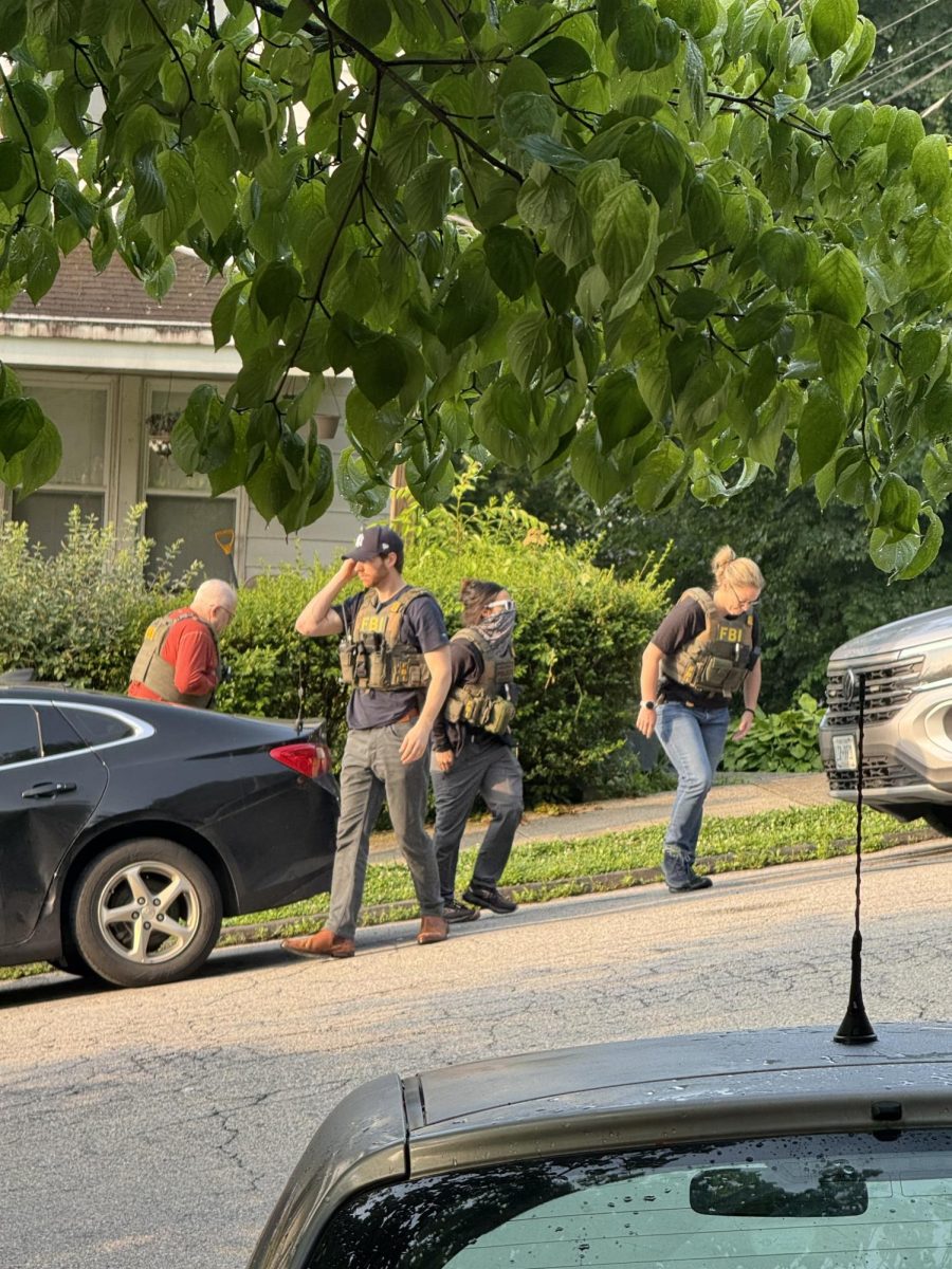 Federal Bureau of Investigation (FBI) on Orchard Street on Wednesday, June 11. (Supplied)