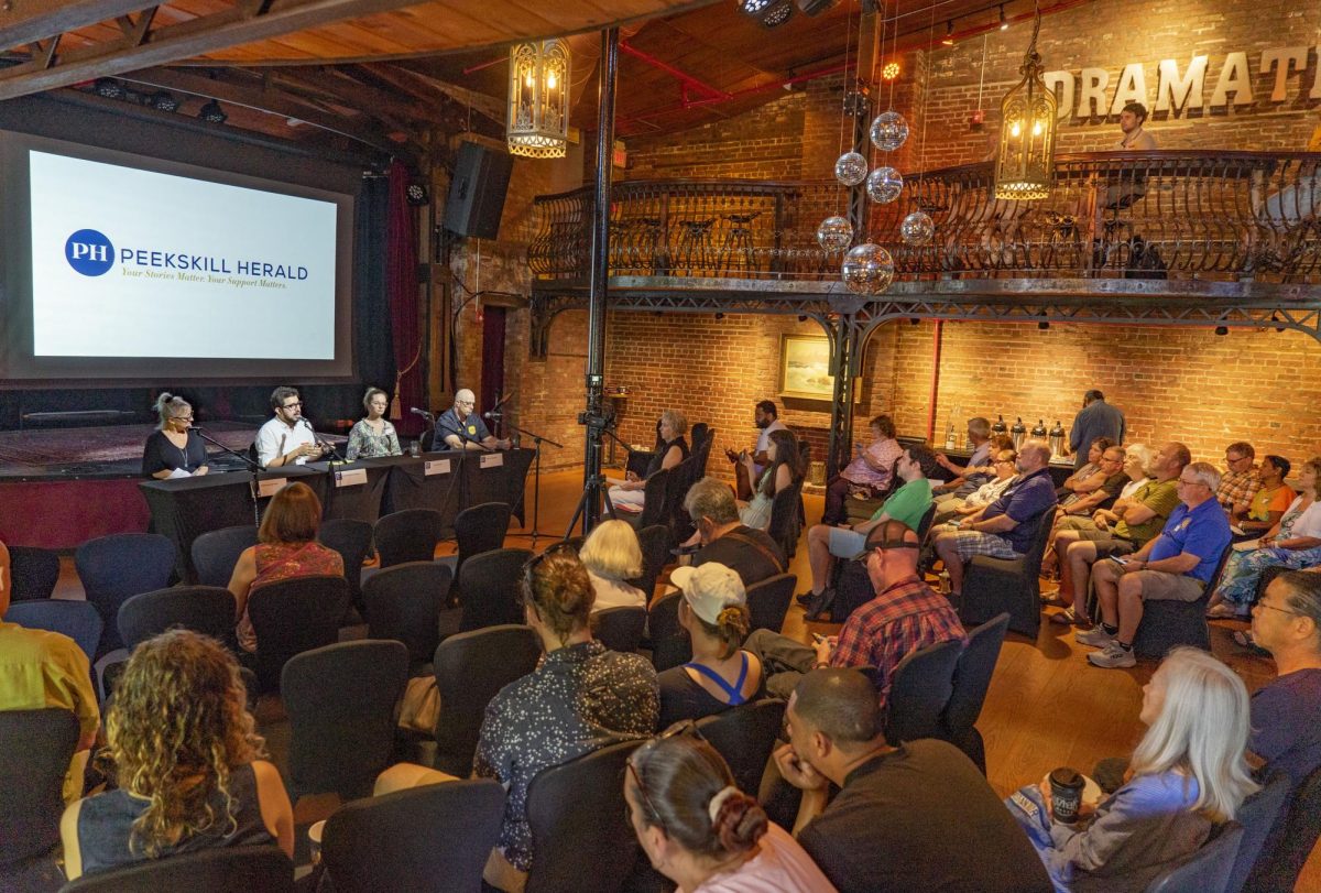 Citizens who attended the Herald's forum on Peekskill's pedestrian and traffic issues.