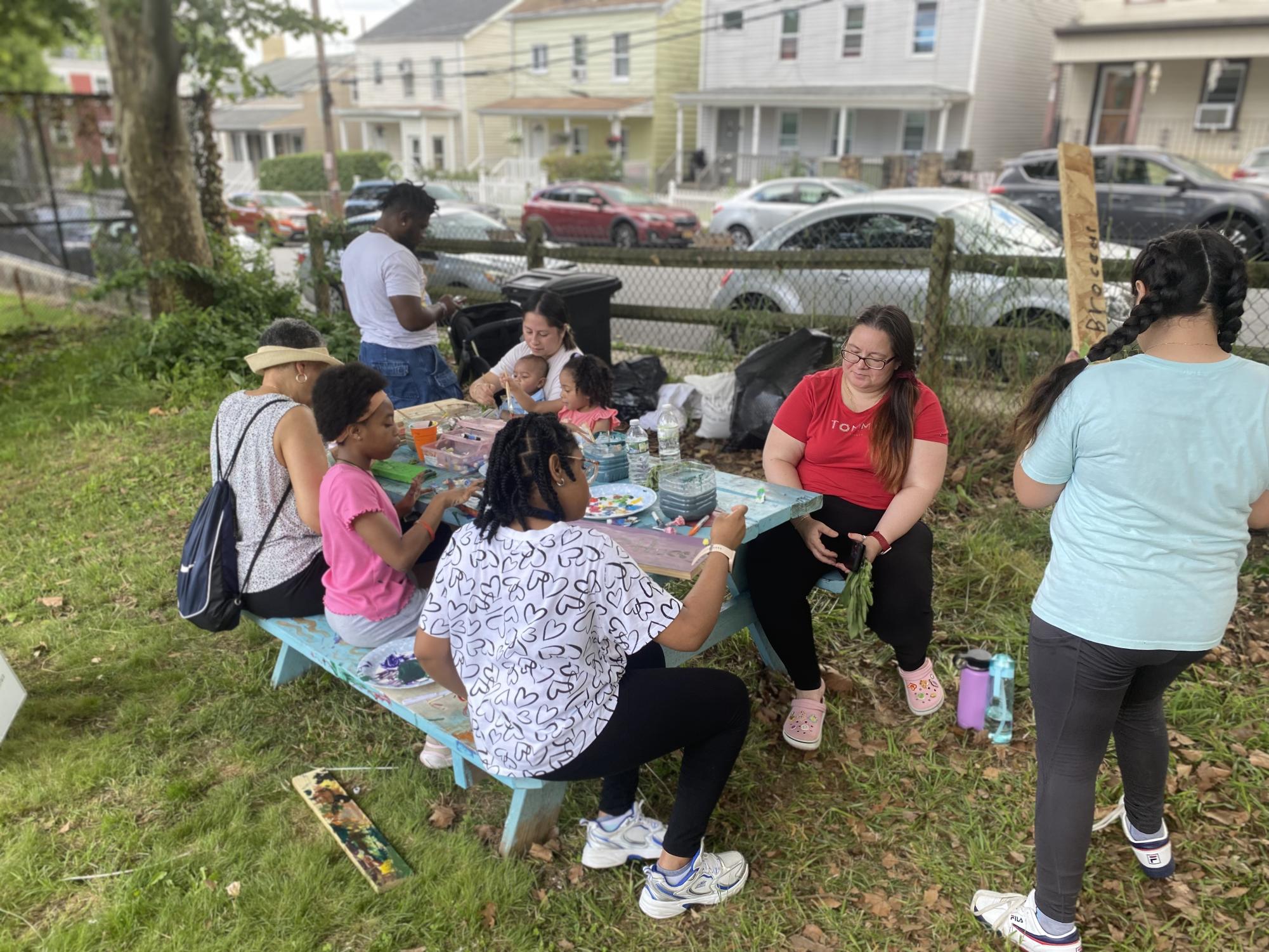 Farm activity includes dancing, drawing and words of inspiration