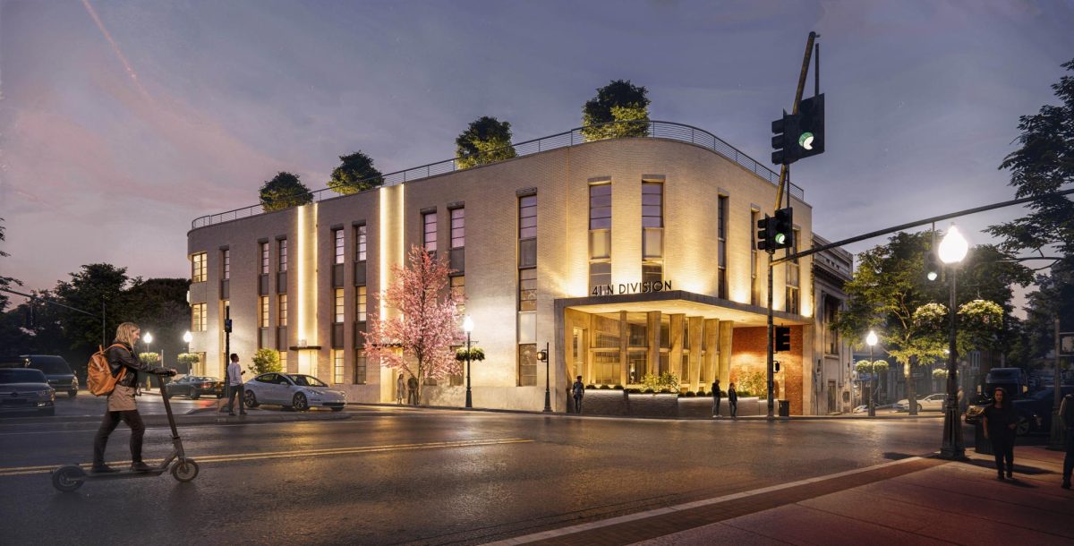 
Conceptual rendering of the proposed affordable housing building. (Joseph G. Thompson, Architect)