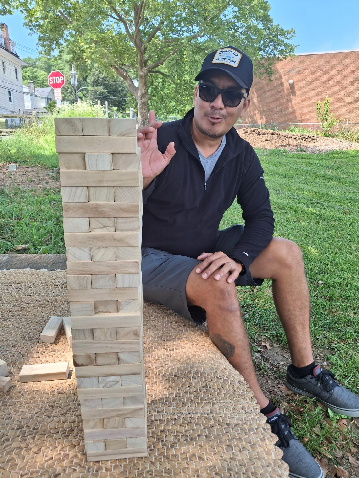 Work and play are all part of Men's Day at Peekskill's Regeneration Farm